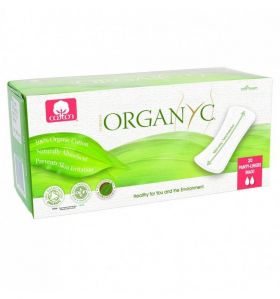 Absorbante zilnice Organyc MAXI din bumbac organic - 20buc - Corman Organyc