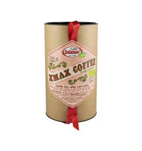 Cafea de Craciun cu scortisoara - eco-bio 250g Xmax Box - Caffe Salomoni