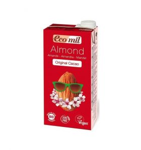 Lapte de migdale si cacao, 1l - Ecomil