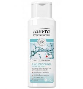 Gel de dus 2 in 1 - Basis Sensitiv 200ml - Lavera