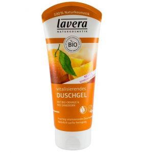 Gel de dus revitalizant cu portocale si catina, 200ml - Lavera