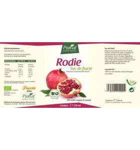 Suc de Rodie 100% - eco-bio 330ml - Medicura - Pronat