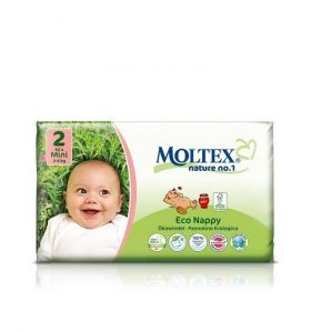 Scutece ECO bebelusi (3-6kg), nr. 2, 42buc - Moltex
