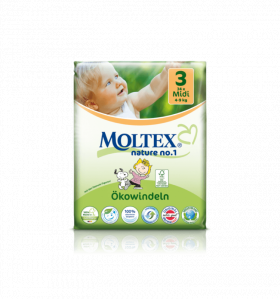 Scutece ECO bebelusi (4-9kg), nr. 3, 34buc - Moltex