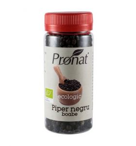 Piper negru boabe - eco-bio 50g - Pet - Pronat