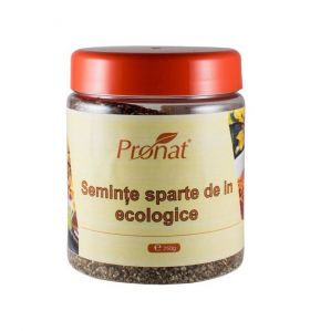 Seminte de in sparte - eco-bio 250g - Pet - Pronat