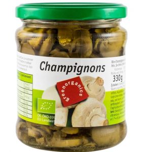 Ciuperci Champignon, eco-bio, 330g - Green Organics