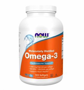 NOW Omega 3 500 softgels