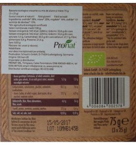 Batoane crocante cu mix de alune si miere. eco-bio, 3x25 g, Schock 's