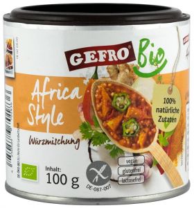 Amestec de condimente „AFRICA STYLE”, eco-bio, 100g Gefro