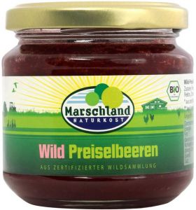 Gem de afine rosii, eco-bio, 220g - Marschland Naturkost