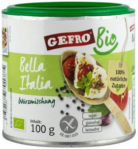 Amestec de condimente „BELLA ITALIA” eco-bio, 100g, Gefro