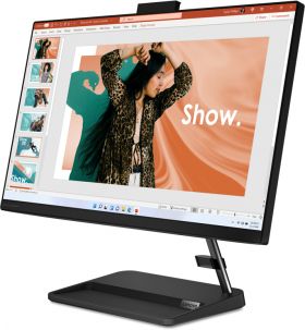 All-In-One PC Lenovo IdeaCentre AIO 3 24IAP7, 23.8 inch FHD IPS, Procesor Intel® Core™ i5-12450H 4.4GHz Alder Lake, 8GB RAM, 512GB SSD, UHD Graphics, Camera Web, no OS