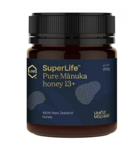 Miere de Manuka, Pure Manuka, UMF13+, MGO400+, 250g - Superlife