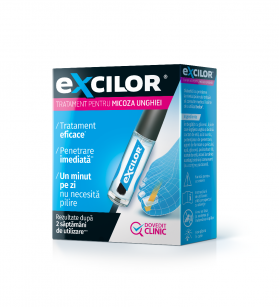 Solutie tratament pentru micoza unghiei, 3,3ml, Excilor