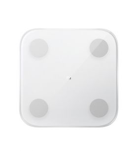 Cantar inteligent Xiaomi Mi Body Composition Scale 2, 16 profiluri de utilizator, 150 kg, Alb