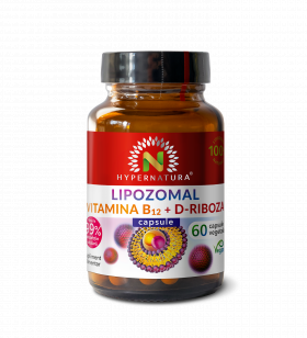 Lipozomal Vitamina B12 si Riboza, 60cps - Hyperfarm