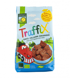 Biscuiti cu cacao si spelta Traffix, 125g, Bohlsener Muhle