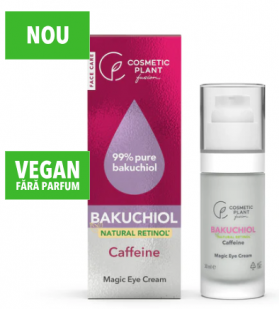 BAKUCHIOL – Magic Eye Cream cu 99% Bakuchiol pur (Natural Retinol) și Cafeină 30 ml Cosmetic Plant