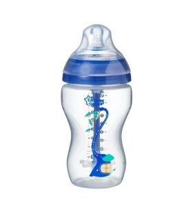 Biberon anti-colici Advanced cu sistem de ventilatie Albastru, 340ml, Tommee Tippee