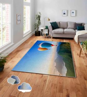 Covor, ASR CRPT-11 , 100x140 cm, Poliester, Multicolor