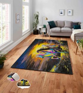 Covor, ASR CRPT-18 , 140x220 cm, Poliester, Multicolor