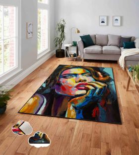 Covor, ASR CRPT-30 , 140x220 cm, Poliester, Multicolor