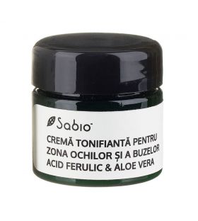 Crema tonifianta pentru zona ochilor si a buzelor, 15ml, Sabio