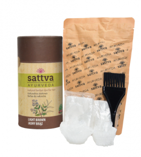 Vopsea Henna Saten Deschis,150gr – Sattva Ayurveda