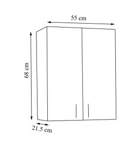 Dulap baie Proxi 55 x 68 cm