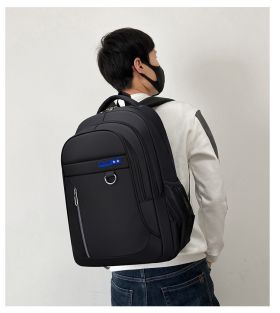 Rucsac pentru barbati, Louis GT2140, Negru/Albastru