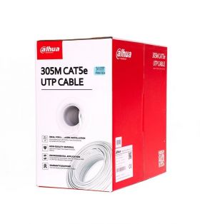 cablu de retea u/utp, cat5e, 8 fire din cupru 0.45mm, rola 305m, dahua