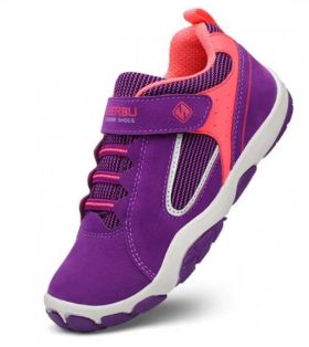 Adidași din piele pentru copii A1620 violet 27