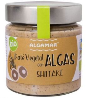 Pate vegetal cu alge si ciuperci Shiitake Bio, 180g, Algamar