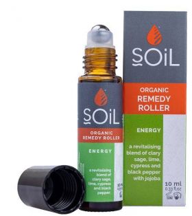 Roll-On Energy cu Uleiuri Esentiale Pure Eco-Bio 10ml - Soil