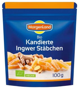 Ghimbir confiat, eco-bio, 100g - MorgenLand