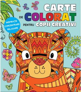 Carte de colorat pentru copii creativi | 