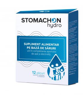 STOMACHON HYDRO - tranzit normal si rehidratare - 12 plicuri - NATURPHARMA