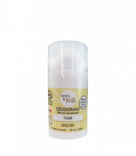 Deodorant bio roll-on monoi tiare, 50ml, Born to Bio