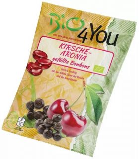 Dropsuri cu cirese si aronia - eco-bio 75g - Bio4you