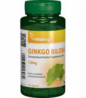 Ginkgo Biloba, 120Mg, 60cps - Vitaking