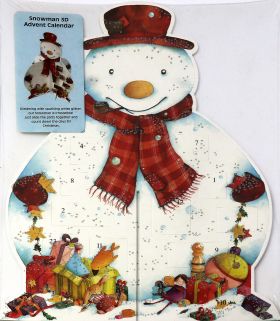 Calendar de Advent - Snowman 3D | NorthSouth Books