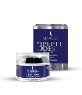 Crema Nutritiva Ten Uscat Anti-Age - Cosmetica Afrodita 3Peptides Cell-Active, 50 ml