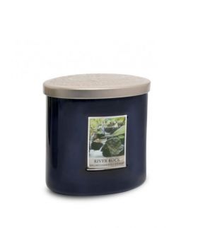 Lumanare parfumata - 2 Wick Ellipse - River Rock | Heart and Home