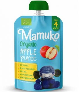 Piure de mere, eco-bio, 100g Mamuko