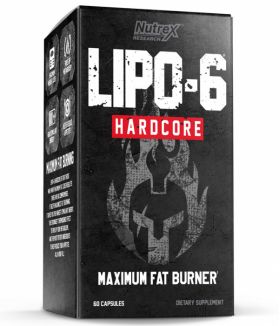 Nutrex Lipo 6 Hardcore Maximum Fat Burner 60 caps