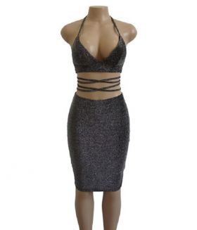 Rochie bodycon sexy negru XS