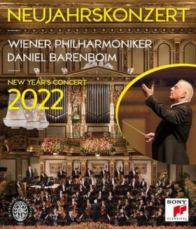 Neujahrskonzert 2022 (New Year's Concert) - Blu-Ray | Wiener Philharmoniker, Daniel Barenboim, Johann Struass, Josef Strauss, Joseph Hellmesberger