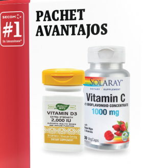 SECOM VITAMINA C ADULTI + VITAMINA D3 ADULTI 30 CAPSULE