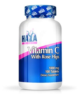 Haya Labs Vitamin C with Rose Hips 1000 mg 100 tab